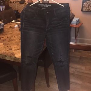American Eagle Super Stretch Ripped Jeans